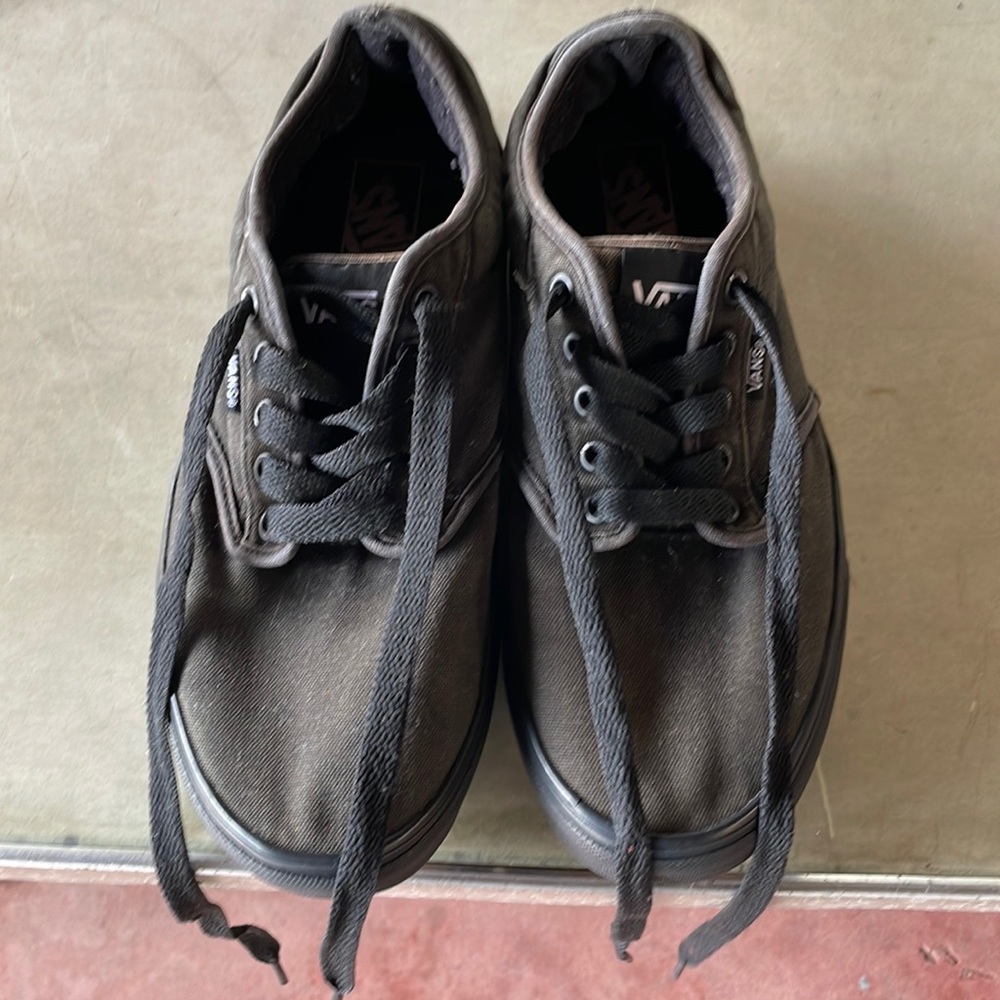 Old school vans black size 10 men’s